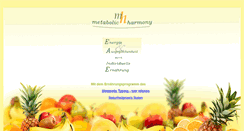 Desktop Screenshot of metabolic-harmony.at